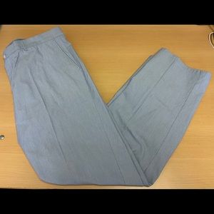 MENS SADDLEBRED 40X30 BLUE PINSTRIPE PANTS CHINOS